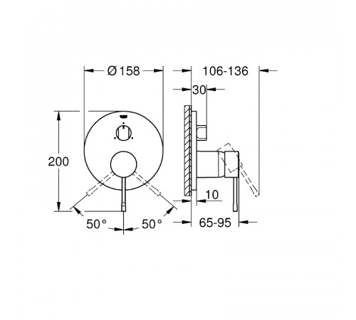 Смеситель для душа Grohe Essence New 24092001 Хром