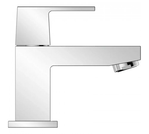 Кран для одного типа воды Grohe Eurocube 23137000 Хром