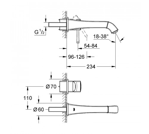 Смеситель для раковины Grohe Grandera 19930000 Хром