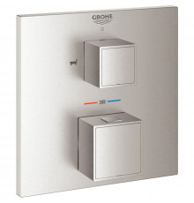 Смеситель для душа Grohe Grohtherm Cube 24155DC0 с термостатом Суперсталь