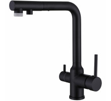Смеситель для кухни Abber Emotion AF8814B Черный матовый