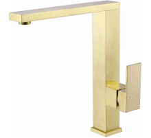 Смеситель для раковины Abber Daheim AF8214G Золото матовое