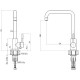 Смеситель для кухни Haiba HB70304-4 Нержавеющая сталь