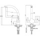 Смеситель для кухни Haiba HB70304 Нержавеющая сталь