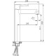 Смеситель для раковины Haiba HB11814-7 Черный матовый