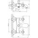 Смеситель для ванны Haiba HB3119-4 Бронза