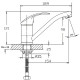 Смеситель для раковины Haiba HB4536-2 Хром