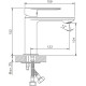 Смеситель для раковины Haiba HB10590-7 Черный