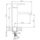 Смеситель для раковины Haiba HB10803 Нержавеющая сталь