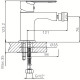 Смеситель для биде Haiba HB50505-8 Белый