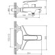 Смеситель для ванны Haiba HB60548-7 Черный Хром