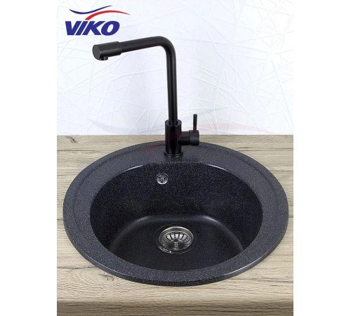 Смеситель для кухни Viko V-4494 Black