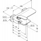 Смеситель для ванны Kludi Balance 524458775 Черный Хром