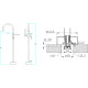 Смеситель для ванны Boheme Uno 469-MW Белый матовый