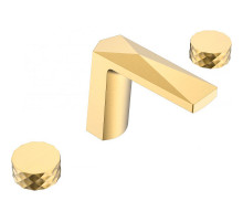 Смеситель для раковины Boheme Venturo 150-G-DIAMOND Золото глянцевое