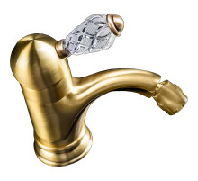 Смеситель для биде Boheme Crystal 306-CRST Бронза