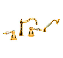 Смеситель на борт ванны Boheme Tradizionale Oro 395-SW Золото