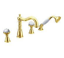 Смеситель на борт ванны Boheme Imperiale 392 Золото