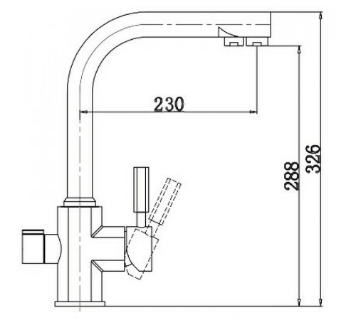 Смеситель для кухни Kaiser Decor 40144-7 ORA Бежевый мрамор