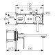 Смеситель для раковины Kaiser Serio 05511-9 Черный матовый