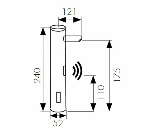 Смеситель для раковины Kaiser Sensor 38521 Хром