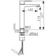 Смеситель для раковины Kaiser Elite 01111 Хром