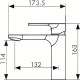 Смеситель для раковины Kaiser Linear 59011 Хром