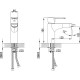 Смеситель для раковины Kaiser Sena 74211 Хром