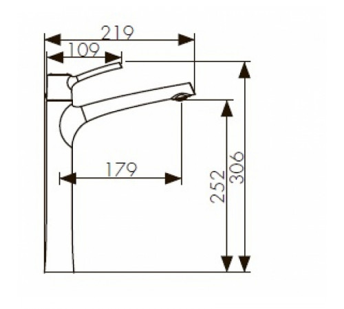 Смеситель для раковины Kaiser Stick 49133 Хром