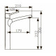 Смеситель для раковины Kaiser Stick 49133 Хром