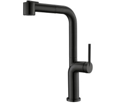 Смеситель для кухни BelBagno BB-LAM60-NERO Черный матовый