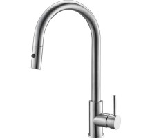 Смеситель для кухни BelBagno BB-LAM31B-IN Нержавеющая сталь