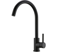 Смеситель для кухни BelBagno BB-LAM03-2-IN-NERO Черный матовый