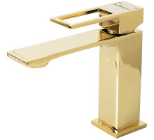 Смеситель для раковины BelBagno Luce LUC-LVM-ORO Золото