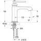 Смеситель для раковины Cezares LIBERTY-F-LS-01-W0 Хром