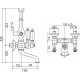 Смеситель для ванны Cezares First FIRST-VD-02-Bi Бронза