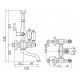 Смеситель для ванны Cezares First VD FIRST-VD-02-M Бронза
