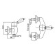 Смеситель для душа Cezares Elite ELITE-DM-02-M Бронза