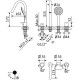 Смеситель на борт ванны Cezares Leaf LEAF-BVDM4-L-01 Хром