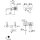 Смеситель для раковины Cezares Leaf LEAF-BLI2-L-01-W0 Хром