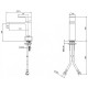 Смеситель для раковины Cezares UNIKA-LSM1-03/24-W0 Золото 24 карат