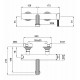 Смеситель для ванны Cezares Olimp VM-L OLIMP-VM-01-L Хром