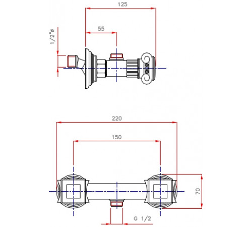 Смеситель для душа Cezares Olimp OLIMP-DS-02-Sw Бронза