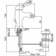 Смеситель для биде Cezares Vintage VINTAGE-BSM1-02-Sw Бронза