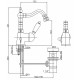 Смеситель для биде Cezares Vintage VINTAGE-BSM2-01-Sw Хром