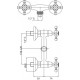 Смеситель для душа Cezares Diamond DIAMOND-DS-02-Sw Бронза