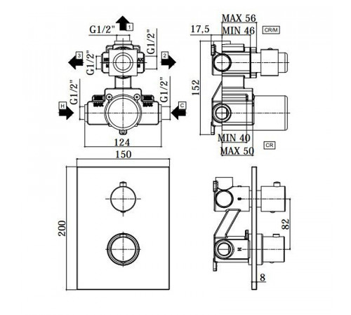 Смеситель для душа Paffoni Light LIQ519CR Хром