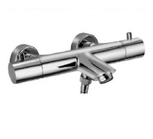 Смеситель для ванны Paffoni Light LIQ022CR с термостатом Хром