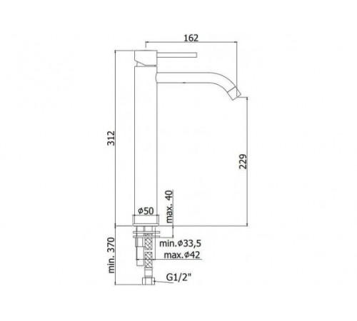 Смеситель для раковины Paffoni Light LIG081HGSP Медовое золото