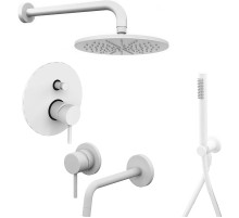 Комплект смесителей Paffoni Light KITLIG015BO006 Белый матовый